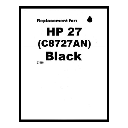 C8727AN (HP 27) Black