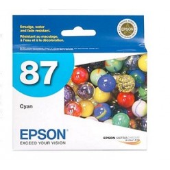 Epson 87 (T087220) Cyan OEM (Click "more info" to see special note)