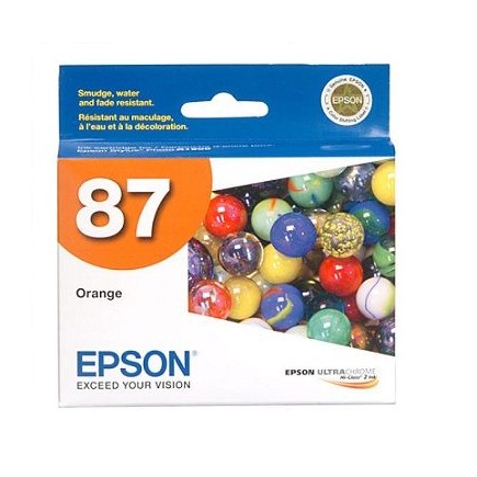 Epson 87 (T087920) Orange OEM (Click "more info" to see special note)
