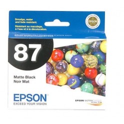 Epson 87 (T087820) Matte Black OEM (Click "more info" to see special note)
