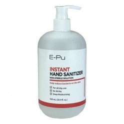 Hand Sanitizer, gel antibacterial. Botella de 16.9 fl. oz. (500 ml.)