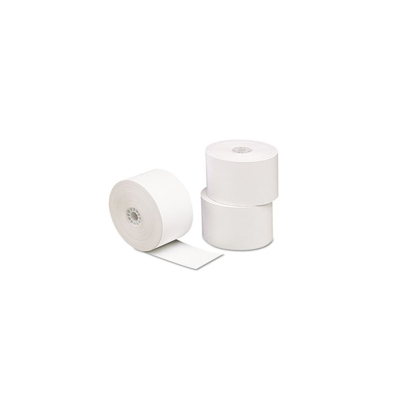 Thermal Paper Rolls, 3-1/8" x 220 ft, White, 10/Pack